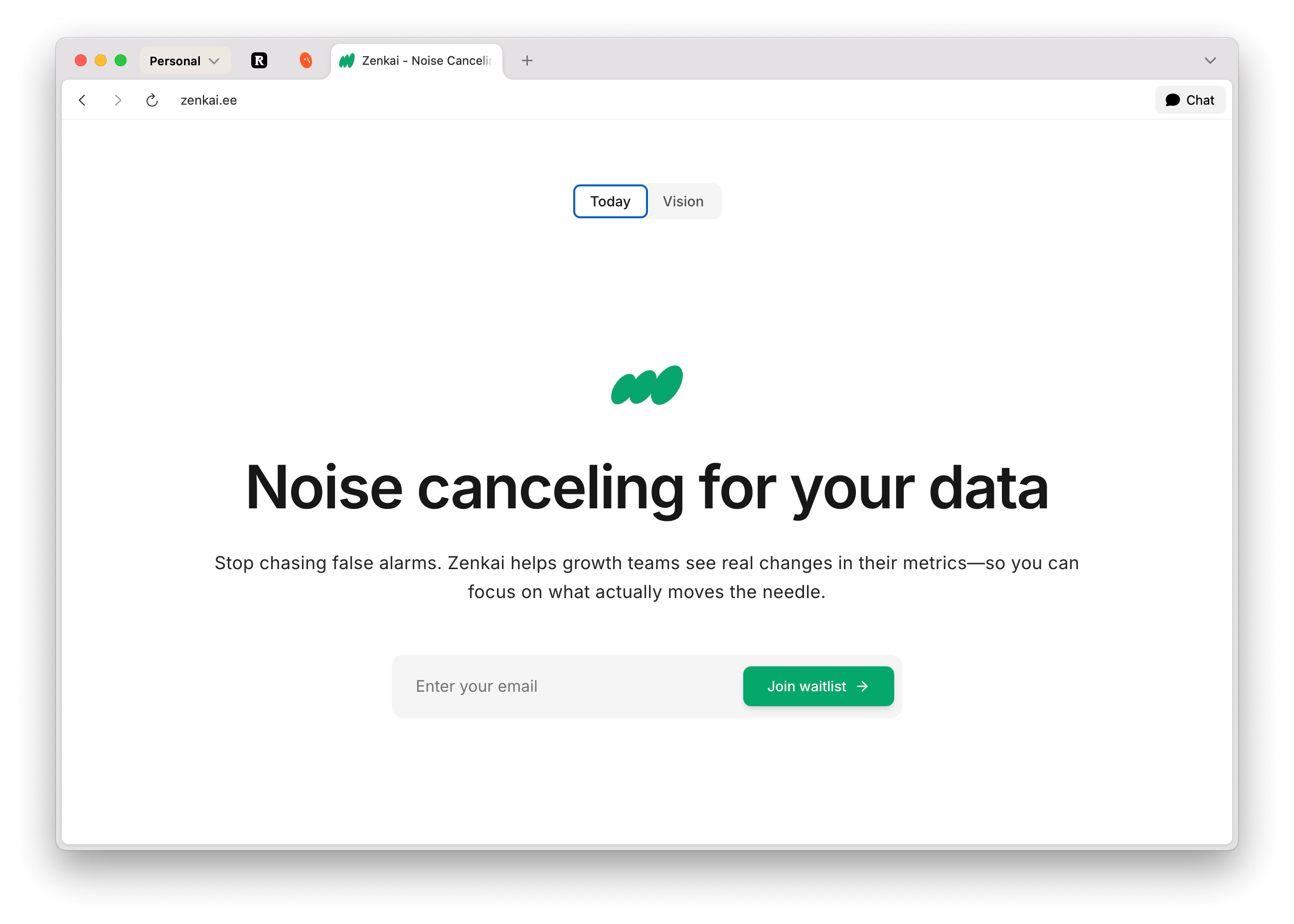 zenkai-landing page